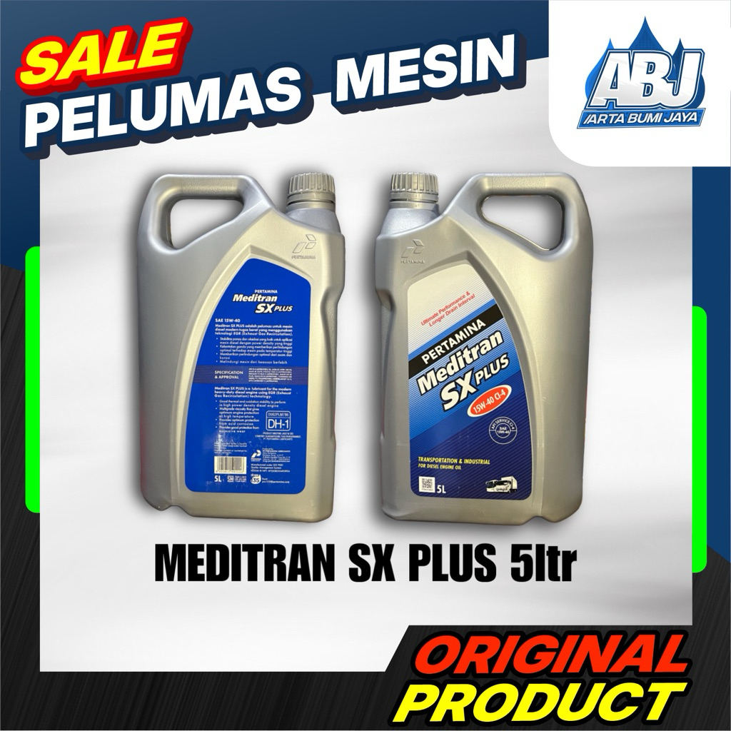 Oli Diesel Meditran SX PLUS 5Ltr Kemasan