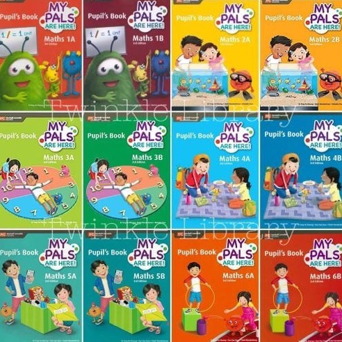 KODE O69K BUKU FISIK My Pals are Here Maths 1A 1B 2A 2B 3A 3B 4A 4B 5A 5B 6A 6B Pupils Book  Workboo