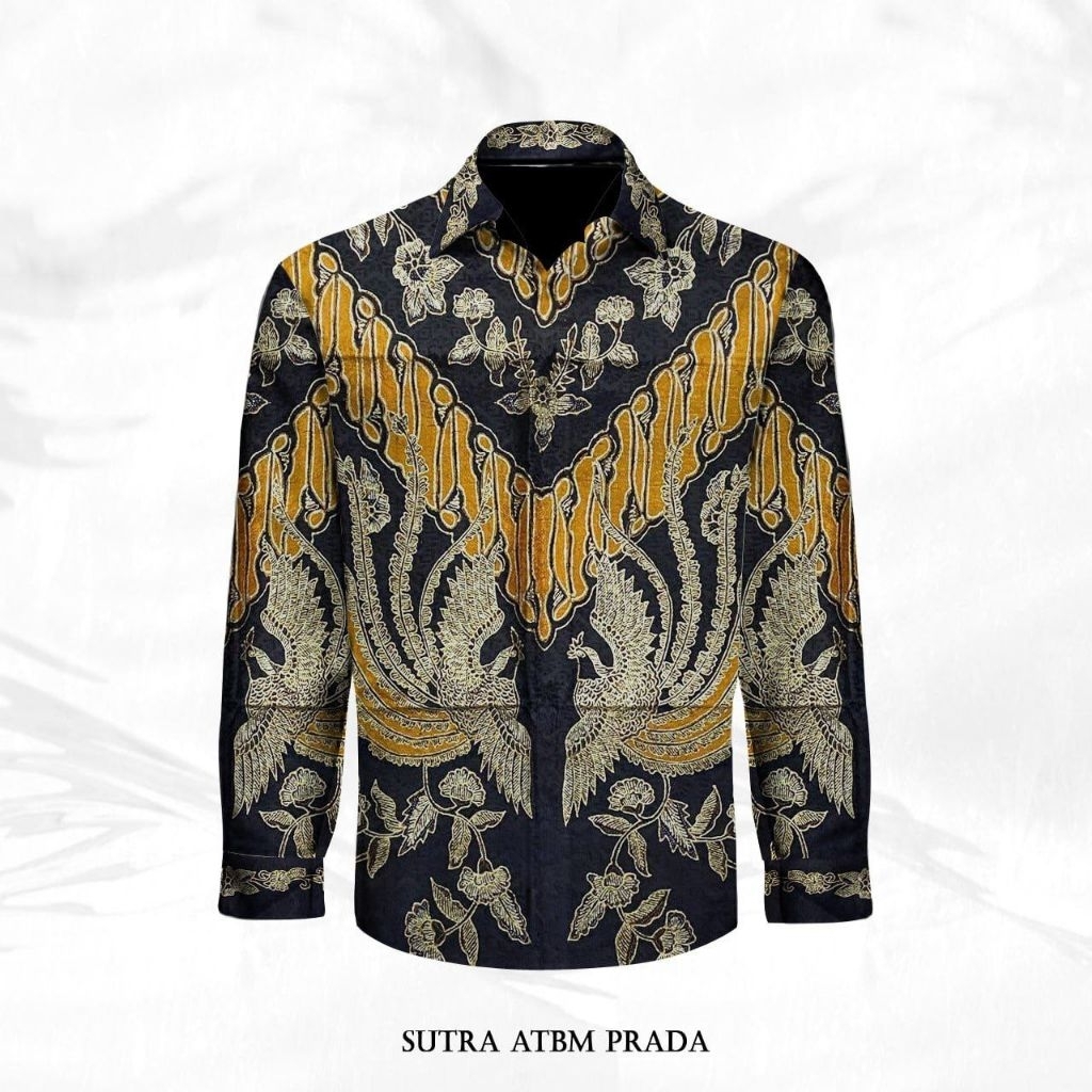 Batik Tulis Sutra ATBM Baron Prada Kemeja Pria 002431