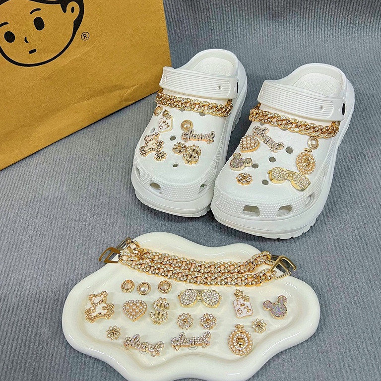 KODE R59G Jibbitz Sandal Crocs DIY Original Jibbitz Blingbling Lovely Jibbitz