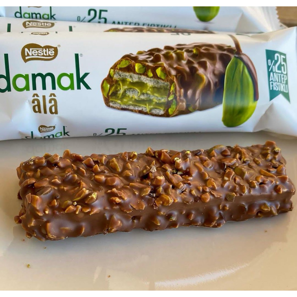 

Damak coklat pisthacio asli turki