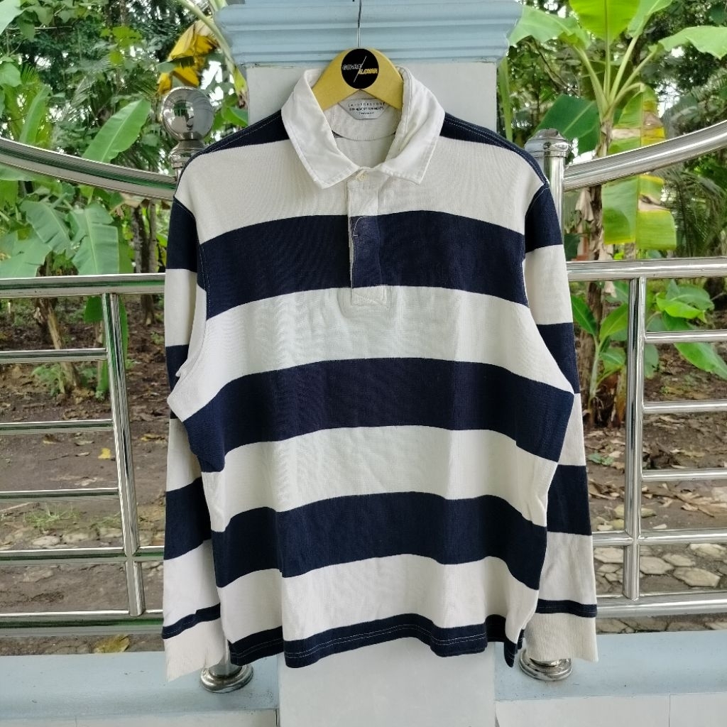 Long Sleeve / Polo Shirt / Rugby Shirt / Vintage / Second / LAFUDGESTORE