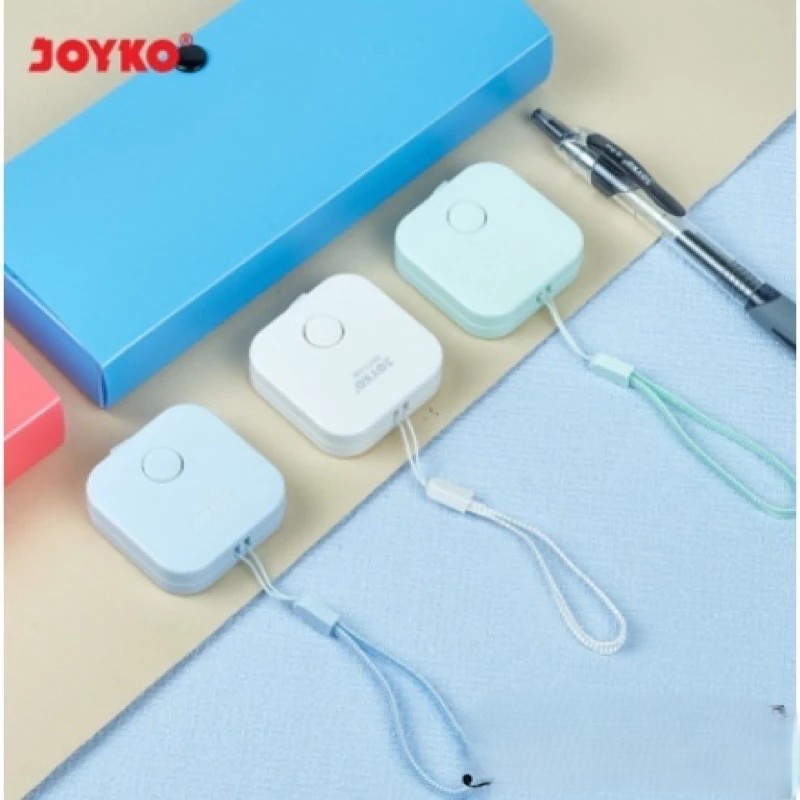 Meteran Mini Plastik Pita Fiberglass Kotak / Meteran Deli / Meteran Joyko