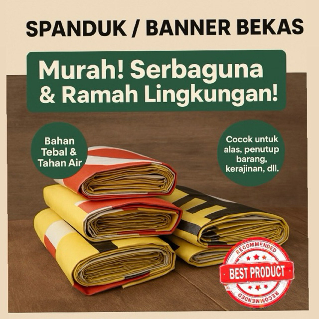 Spanduk baliho banner 3x3 meter bahan flexycina