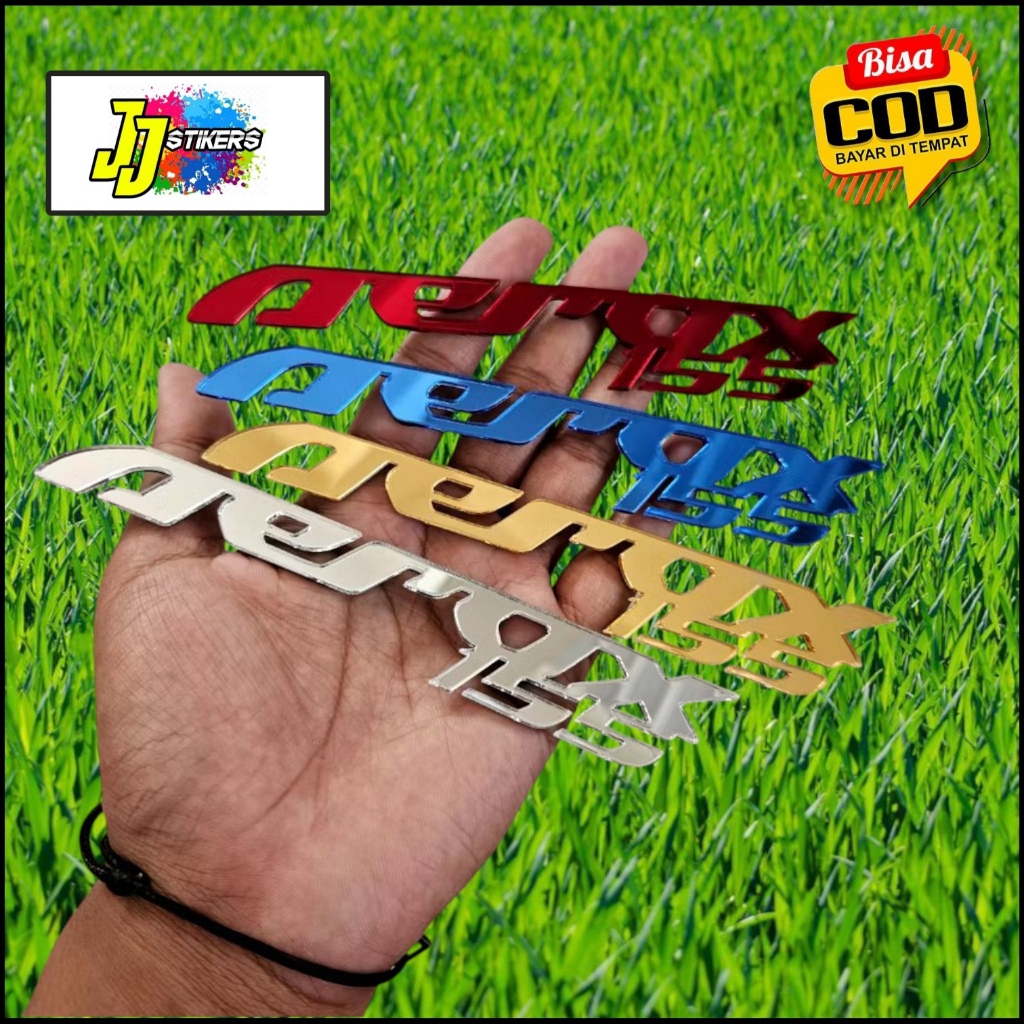 EMBLEM AEROX AKRILIK LOGO AEROX TIMBUL EMBLEM YAMAHA AEROX AKSESORIS