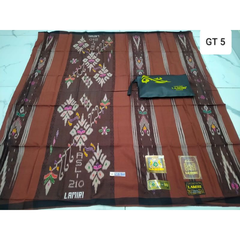 Sarung Lamiri tenun MGT Semi Sutra 50
