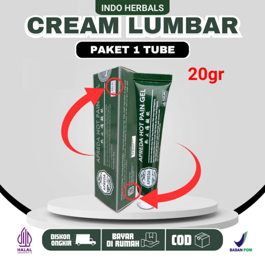 Salep Lumbar Original 100% Asli Lumbar Cold Compress Gel Original Lumbar Spine Cooling Gel Ory Cream