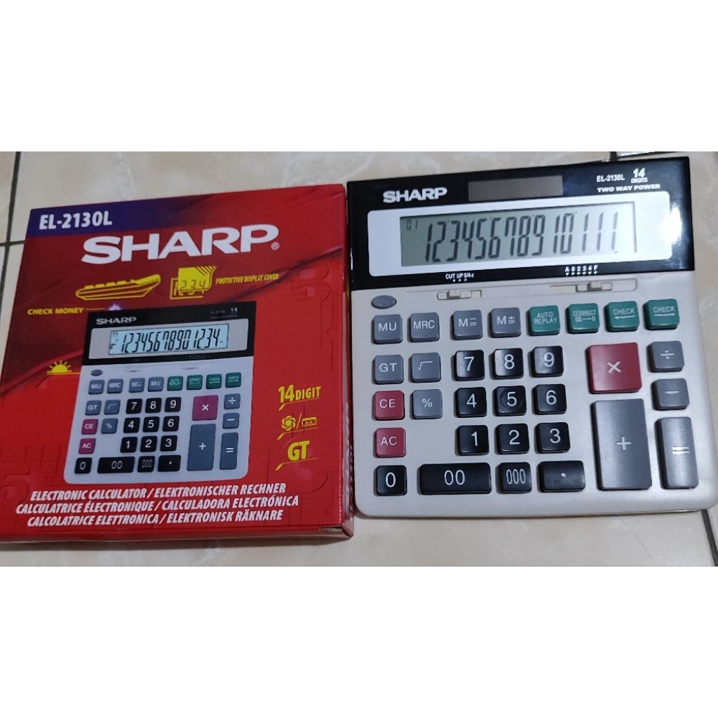 

KALKULATOR SHARP EL 2130L, 14 DIGIT