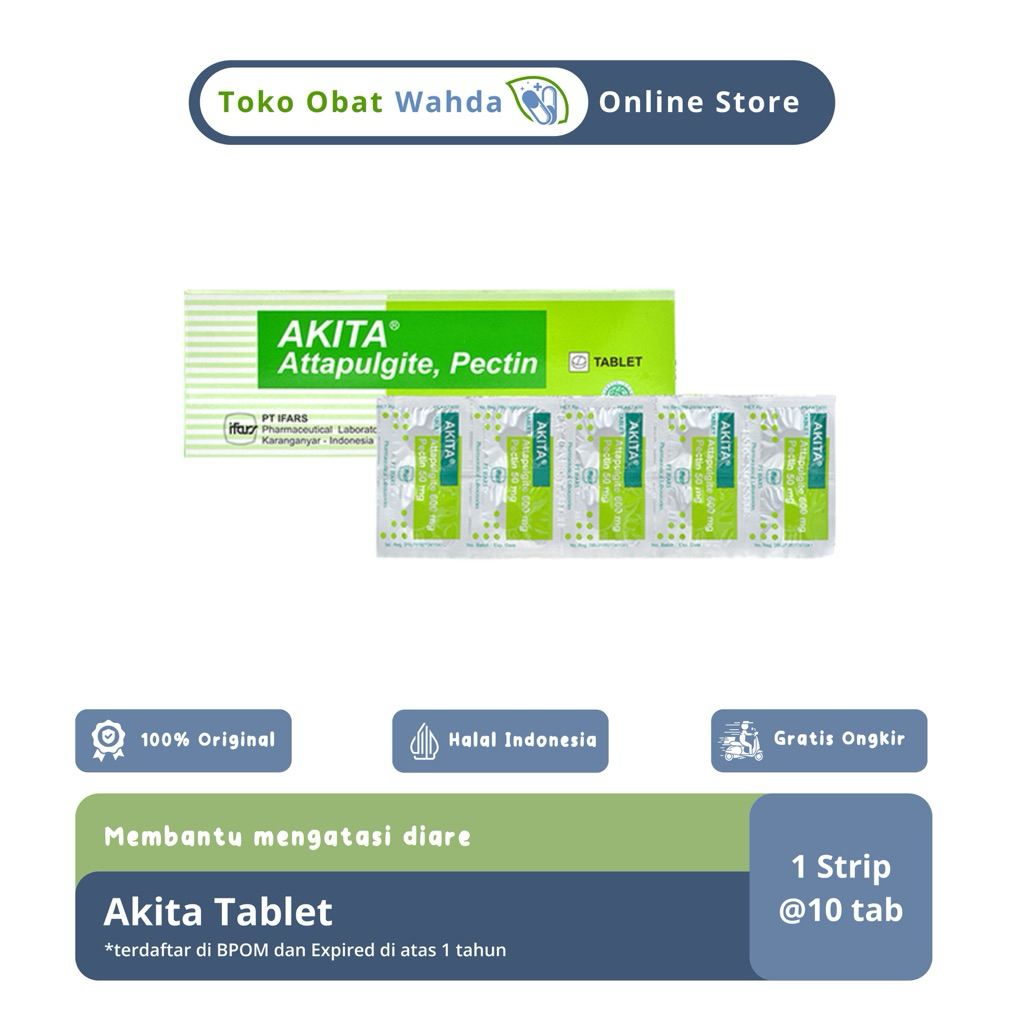 PANGKEP | Akita Tablet - Obat Diare