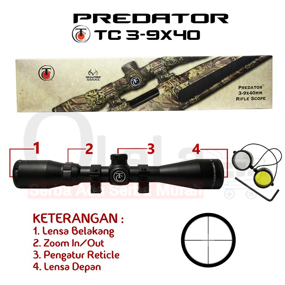 KODE P64Z TELESKOP PREDATOR TC 39X4