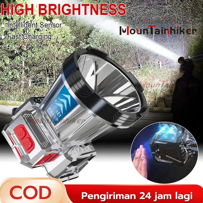 KODE P76V Led Headlamp 12Watt Penerangan Senter Kepala Headlamp Super Terang Outdoor Camping Berburu