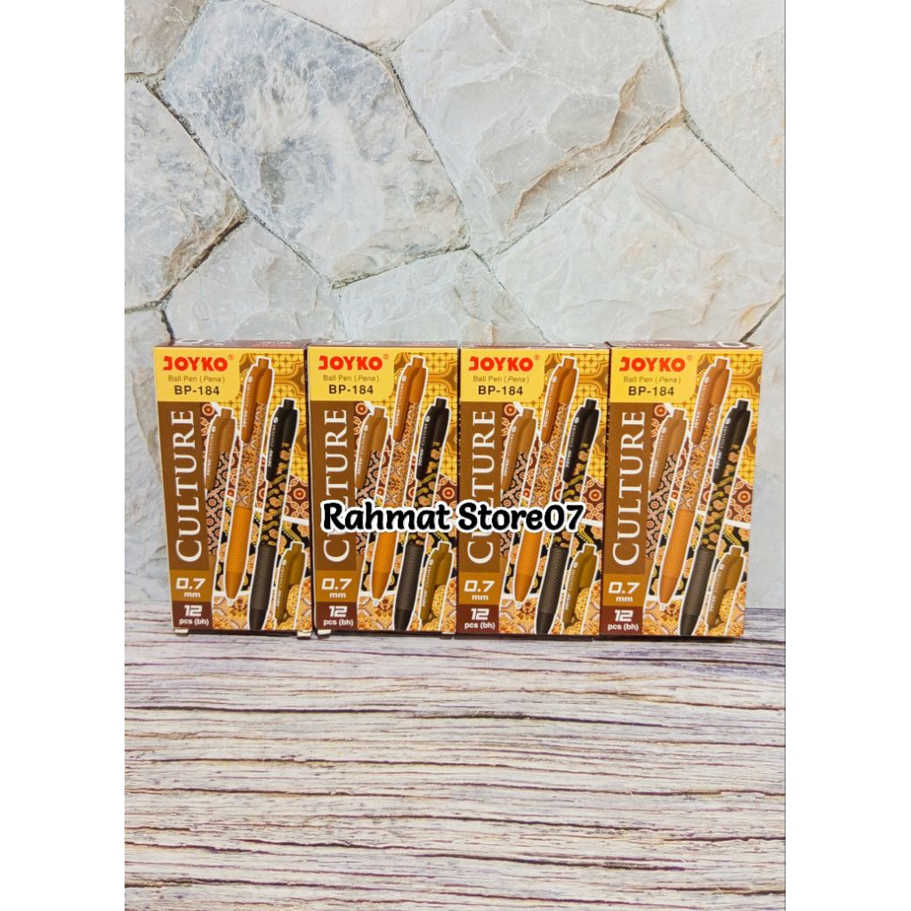 

Pulpen Joyko/Pulpen Batik Culture Ball Pen ( Pena ) Joyko BP-184 Isi 12 Pcs 0.7mm
