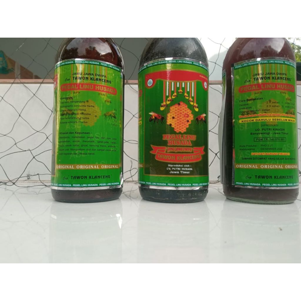 Jamu tradisional tawon klanceng