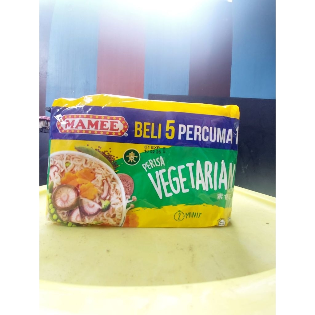

Mie Mamee Perisa Vegetarian isi 5+1 (6x80r) Mamee Mie Instant Vegetarian