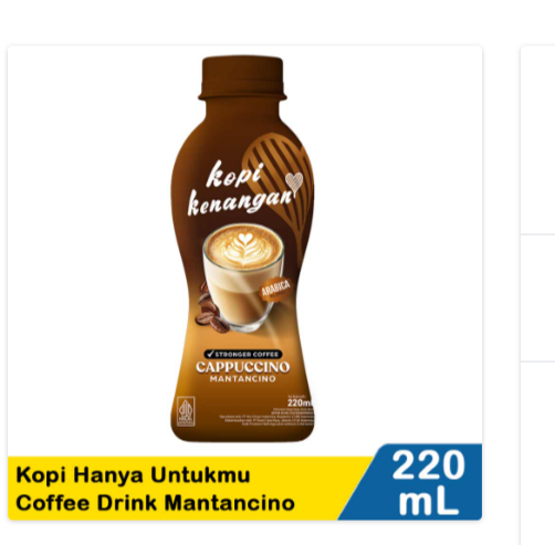 

kopi kenangan hanya untukmu coffee drink 220ml