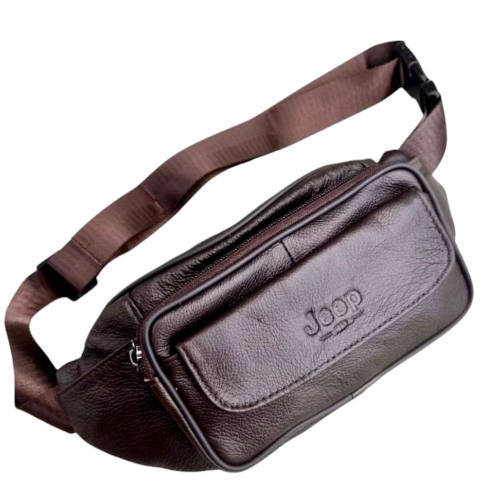TAS PINGGANG KULIT JEEP