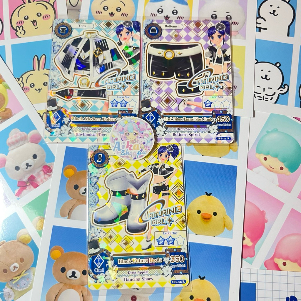 Kartu Aikatsu BETA Seri 1 Aoi Kiriya Futuring Girl Rare Set