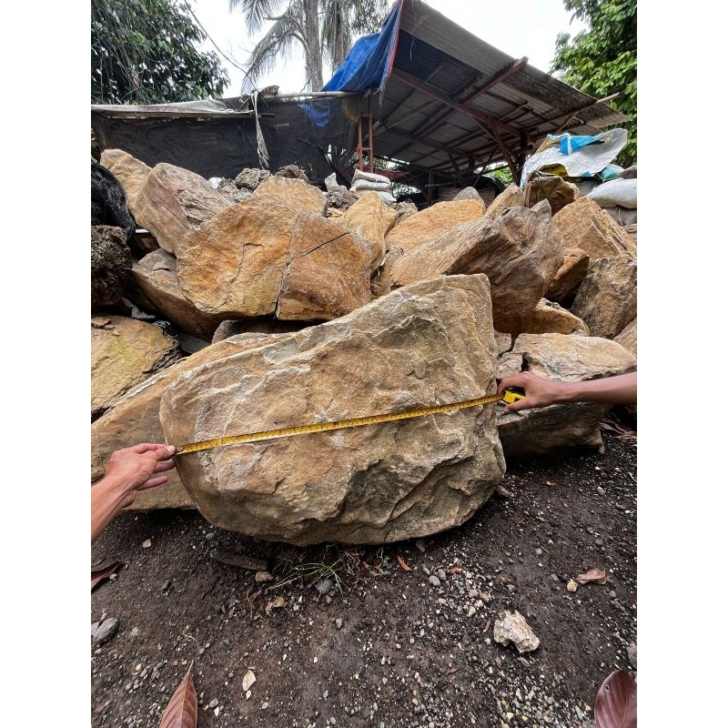 batu hiasan taman katarok - batu katarok besar