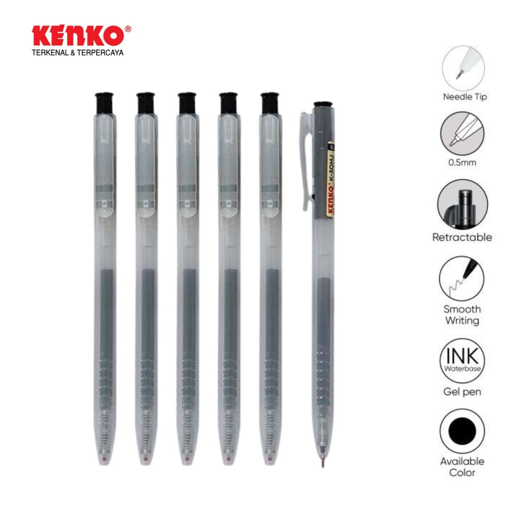 

Gel Pen KENKO K-30MJ 0.5mm Retractable
