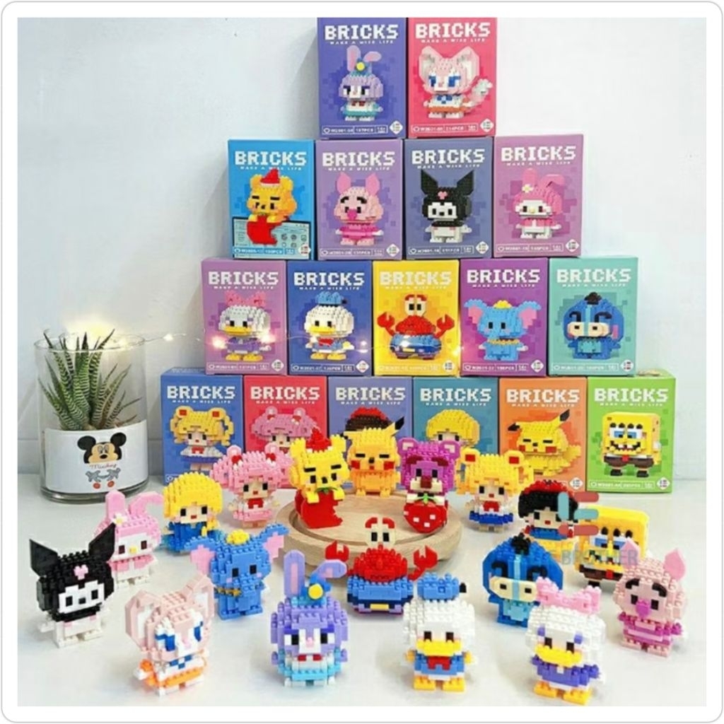 Mainan Edukasi lego / Lego bricks DIY / Mainan lego hello kitty DIY