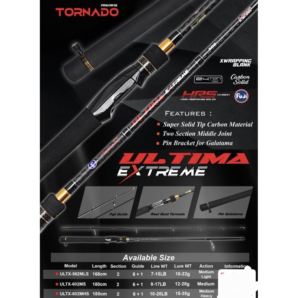 joran pancing tornado ultima extreme