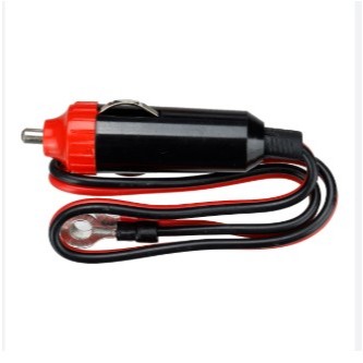 Socket Lighter Male dengan Kabel Merah Hitam / Socket Lighter Korek Female Power Outlet 12V with Cab