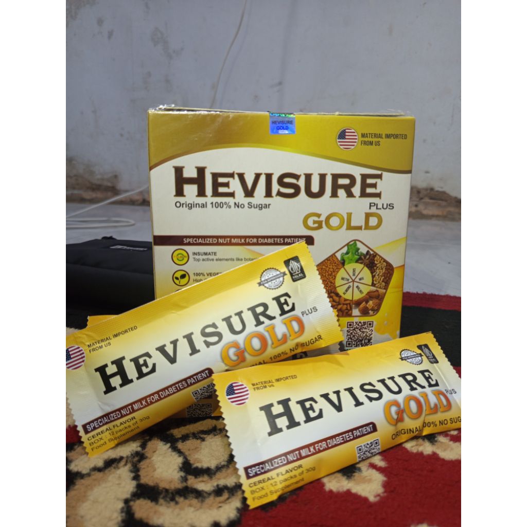 

PAKET 4 BOX || Hevisure Gold - Susu Herbal Solusi Khusus Untuk Penderita Diabetes Original