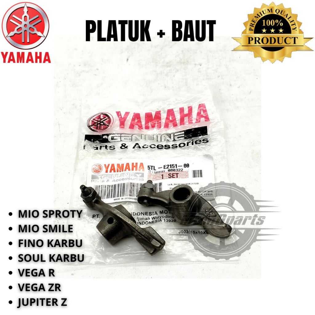 ORIGINAL PELATUK KLEP BAUT YAMAHA 5TL MIO SPORTY SMILE FINO SOUL KARBU VEGA R ZR JUPITER Z ASLI YAMA
