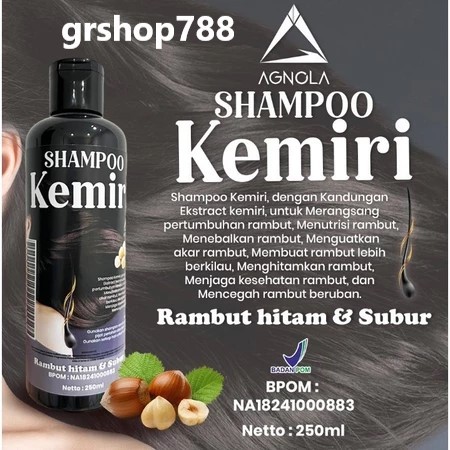 Shampoo Kemiri Hitam / Shampoo Penghitam Rambut Uban