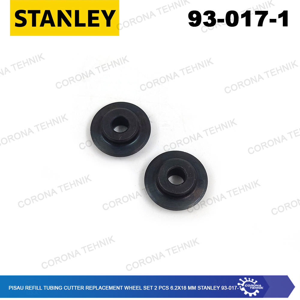 

Stanley 93-017-1 Pisau Refill Tubing Cutter Replacement Wheel Set 2 Pcs 6.2x18 mm