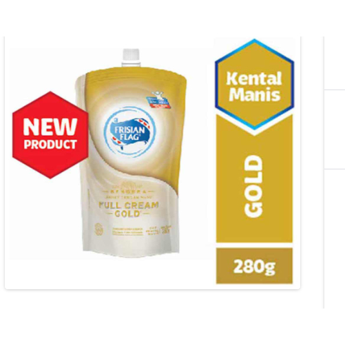 

frisian flag gold susu kental manis putih 280g