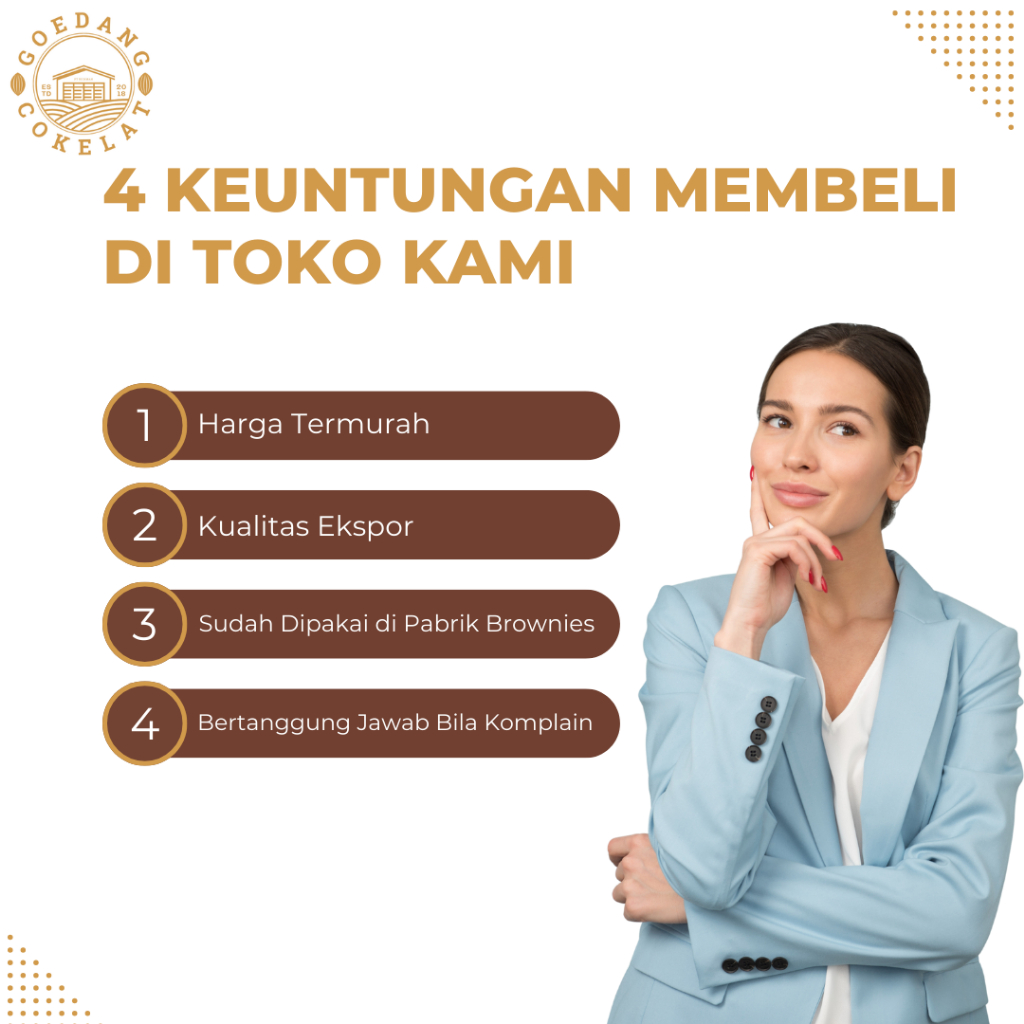 

ADY78 Cocoa Powder Premium 1 Kg Cokelat Bubuk Murni Tanpa Gula Alkalized Brown Khusus Baking &