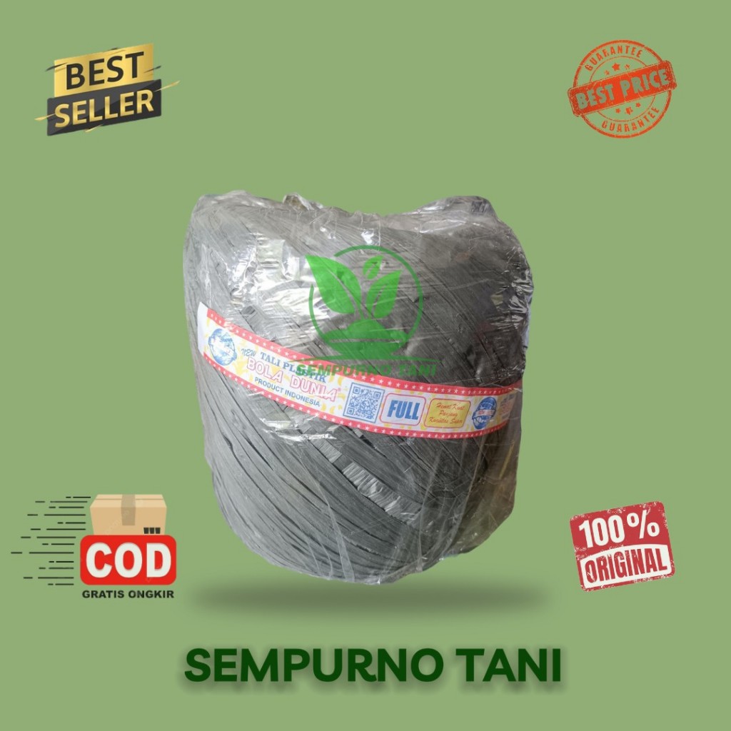 RAFIA BOLA DUNIA 1 KG FULL Tali Rafia Tali Salaran Tali pertanian