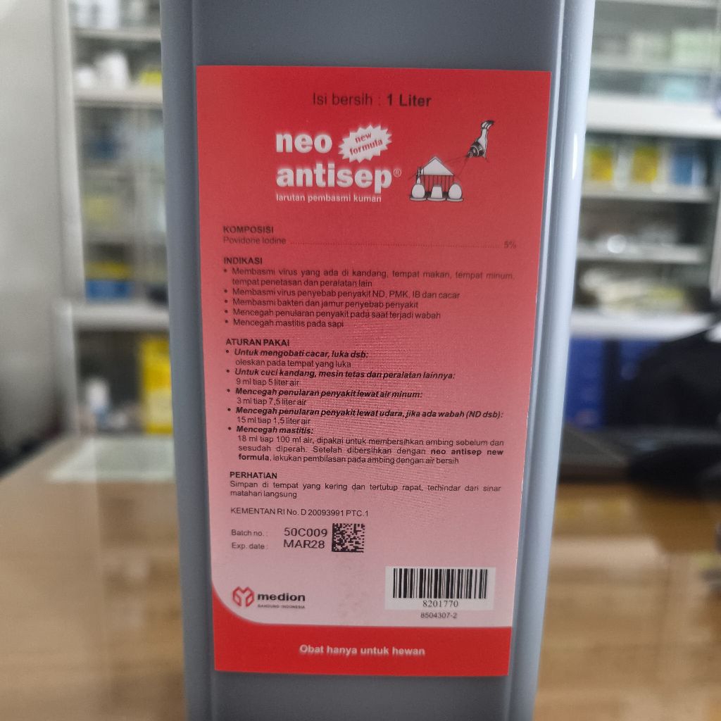 NEO ANTISEP New Fromula 1lt - MEDION
