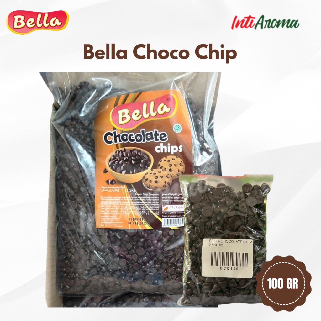 

Bella chocolate chip repack 100gr