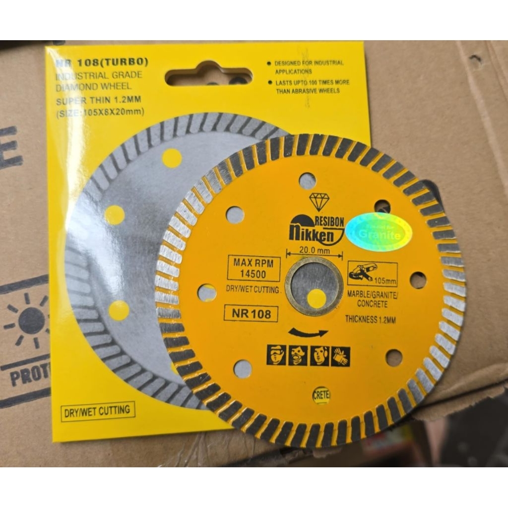 MATA PISAU POTONG KERAMIK,GRANIT diamond wheel nikken resibon turbo/ pisau potong granit nikken resi