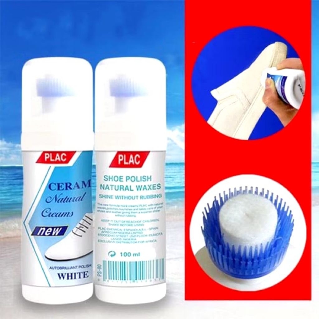 Pemutih & Pembersih Sepatu & Sneakers  Cairan Pembersih Sepatu Sneakers Pemutih