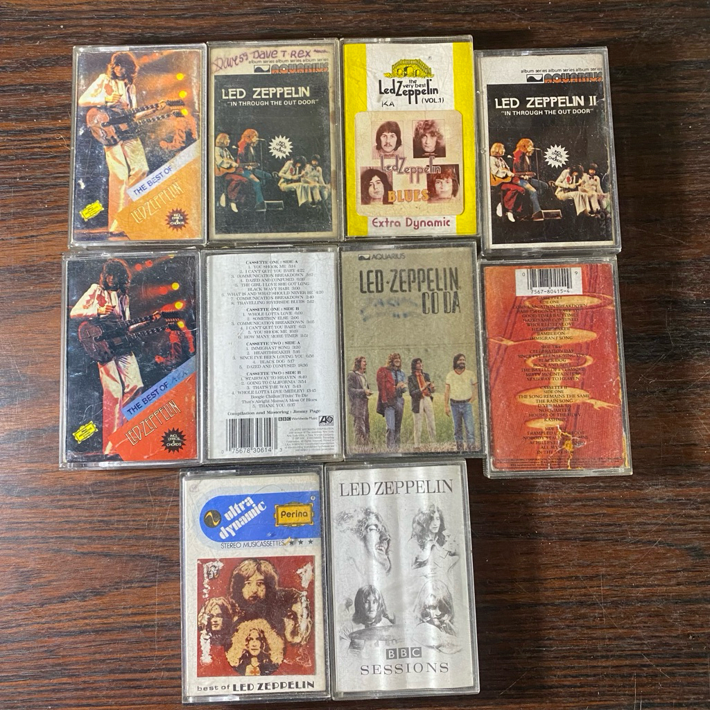 KUMPULAN KASET PITA LED ZEPPELIN - ORIGINAL