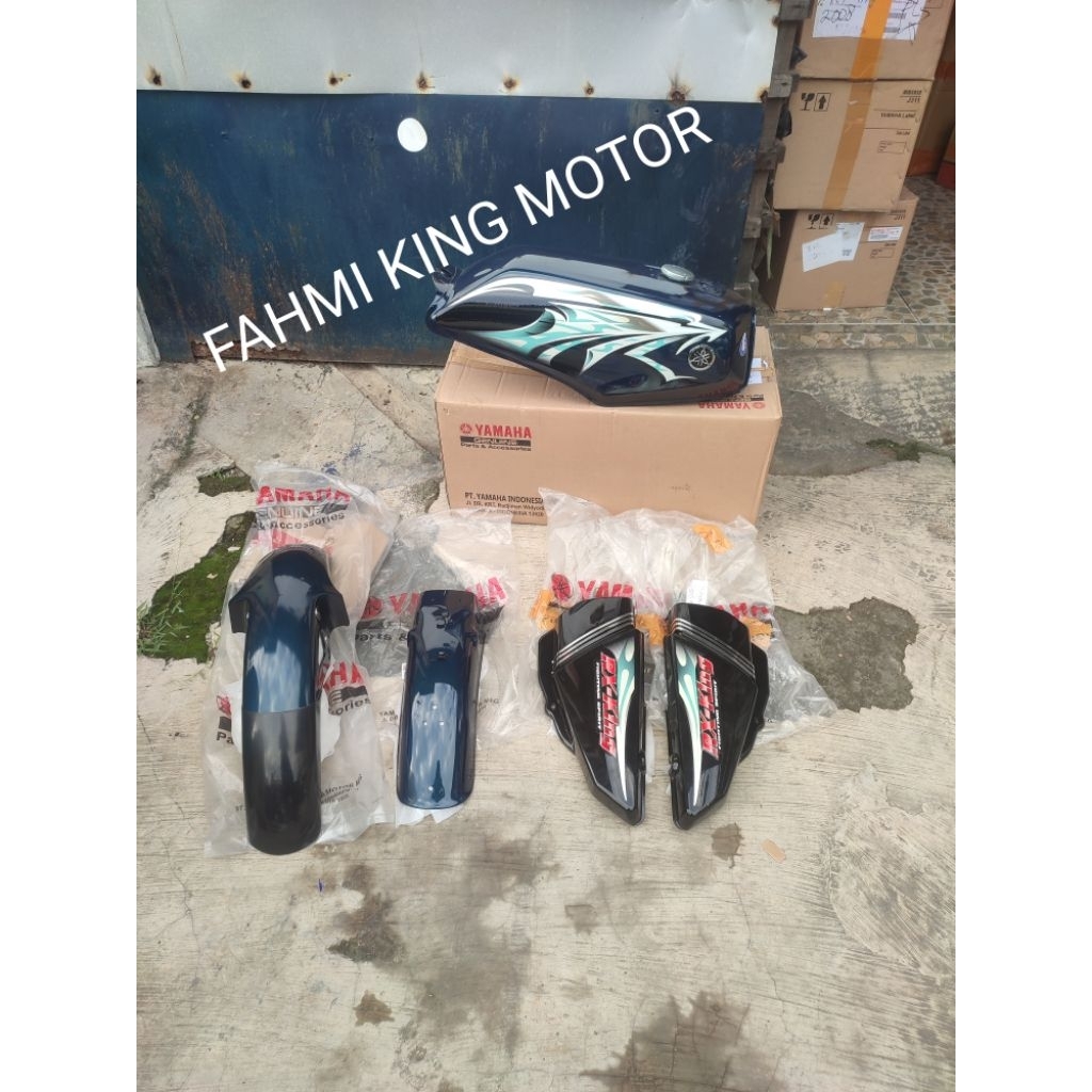 BAJU BODY SET RX KING NEW 2006 HIJAU ORIGINAL YGP GRES BARU