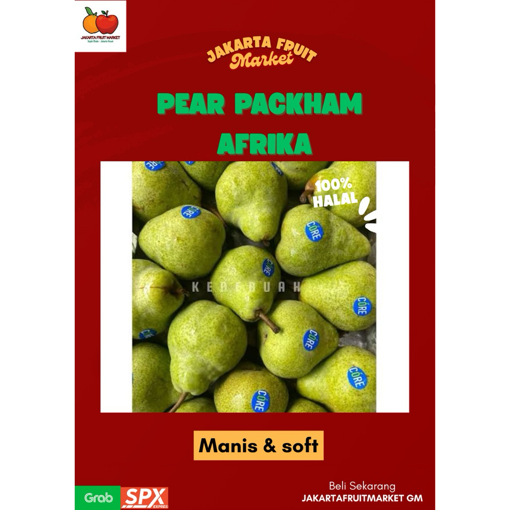 

PEAR PACHKAM AFRIKA 900-1.000gr