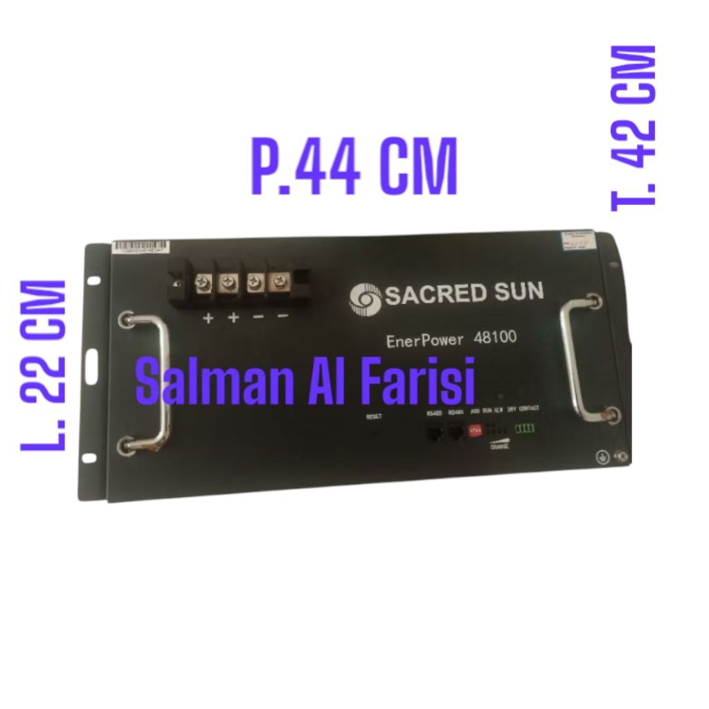 Box Battery Bms Lifepo4 Huawei Shoto Sucred Sun ZTE Exicom 48V 100 AH