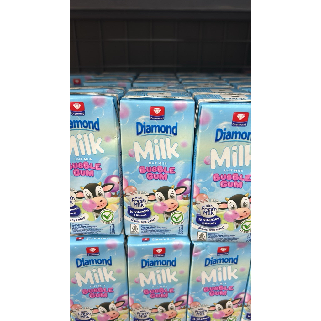 

Diamond milk bubble gum 200ml