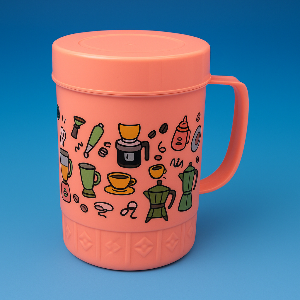 GELAS TUTUP JUMBO PLASTIK ELIZA 1 LITER