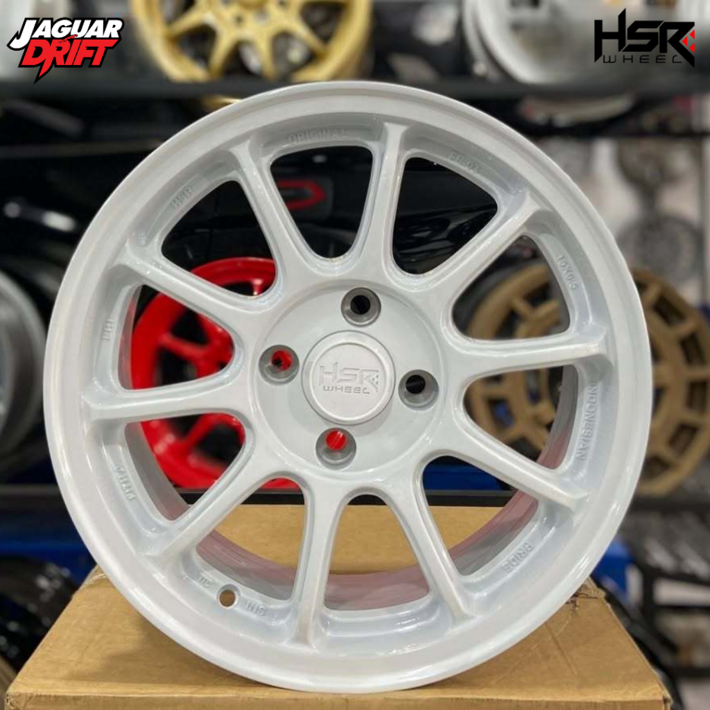 Velg Hsr R15 Inch Model Ce28 Pcd 4x100 Warna Putih Pelek Hsr Fe03 Ring 15 Inch Warna Putih