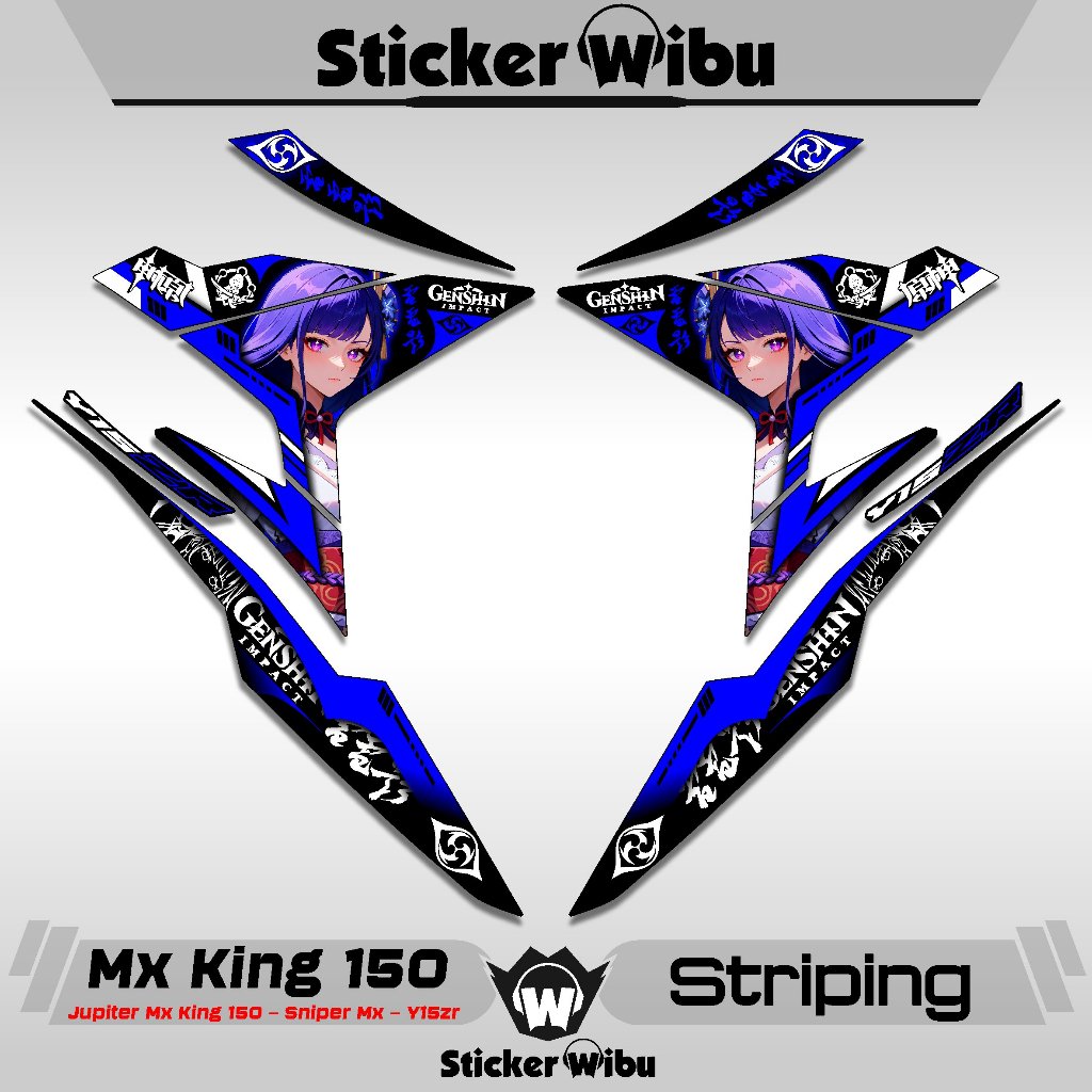 STRIPING MX KING 150 / 17 / STIKER MX KING / VARIASI / EXCITER 150 / MX KING / ORI / JUPITER MX KING