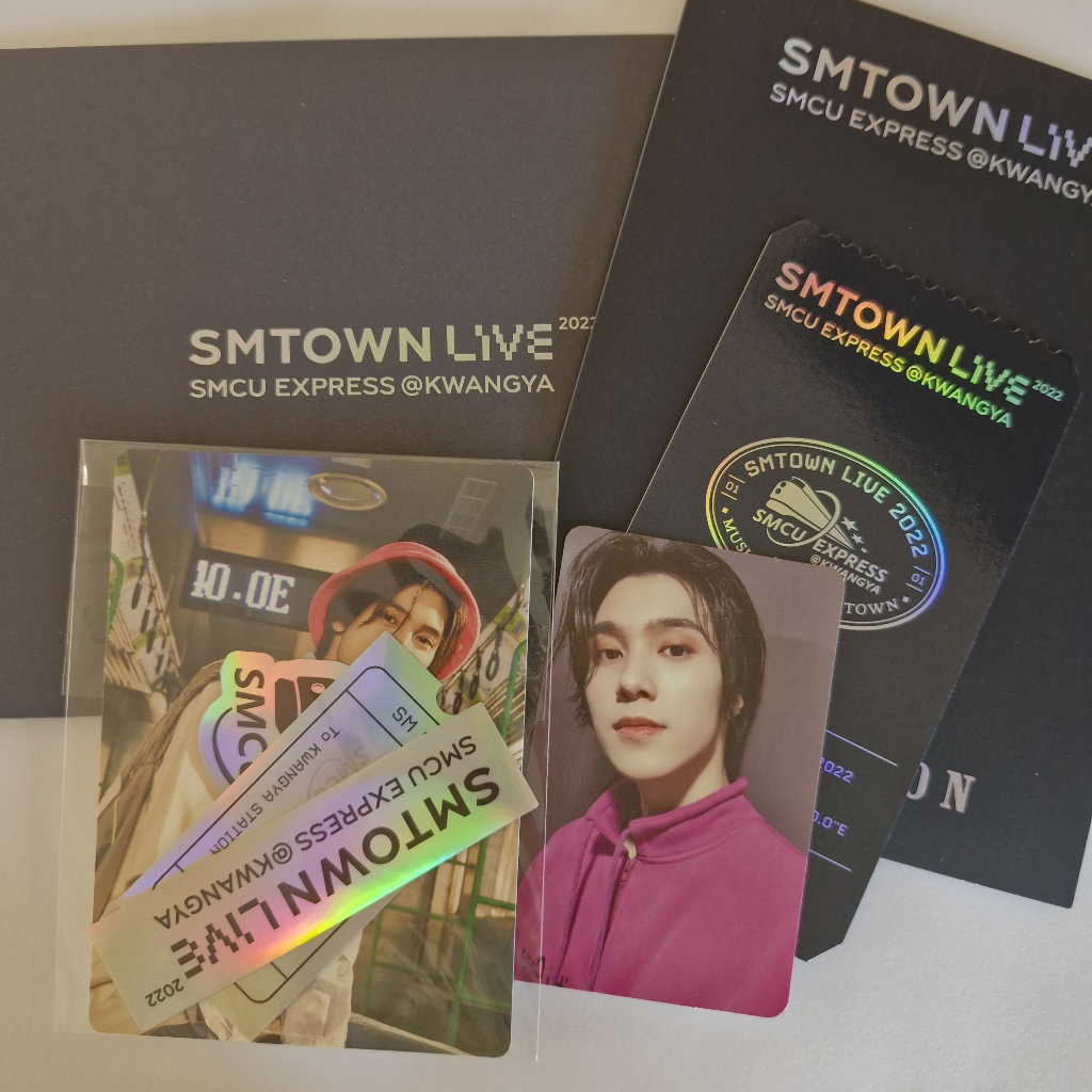 [OFFICIAL] HENDERY SET AR TICKET SMTOWN LIVE 2022 SMCU EXPRESS @ KWANGYA WAYV NCT PC PHOTOCARD STICK
