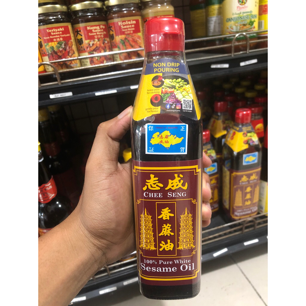

Minyak Wijen Chee Seng Pagoda (375ml)