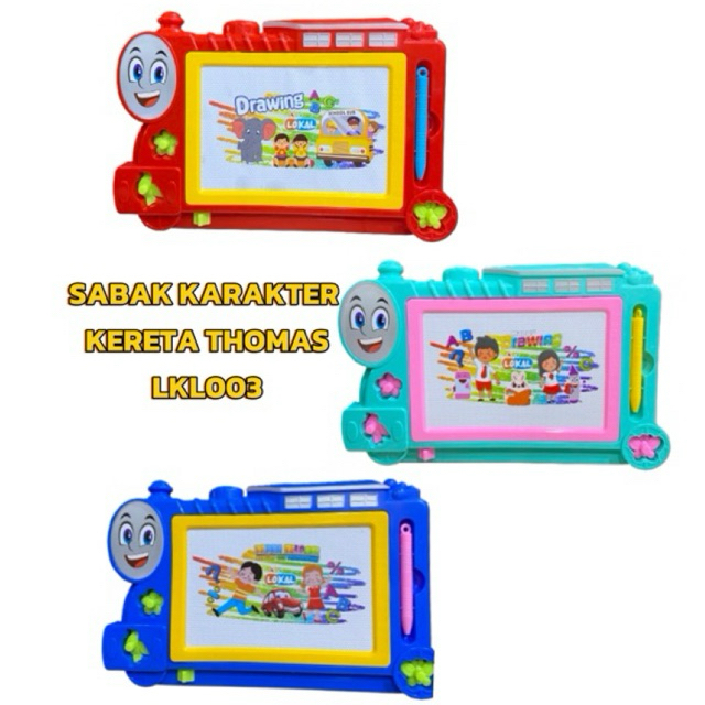 Mainan apa edukasi anak Drawing Board/ Sabak terbaru karakter LKL003