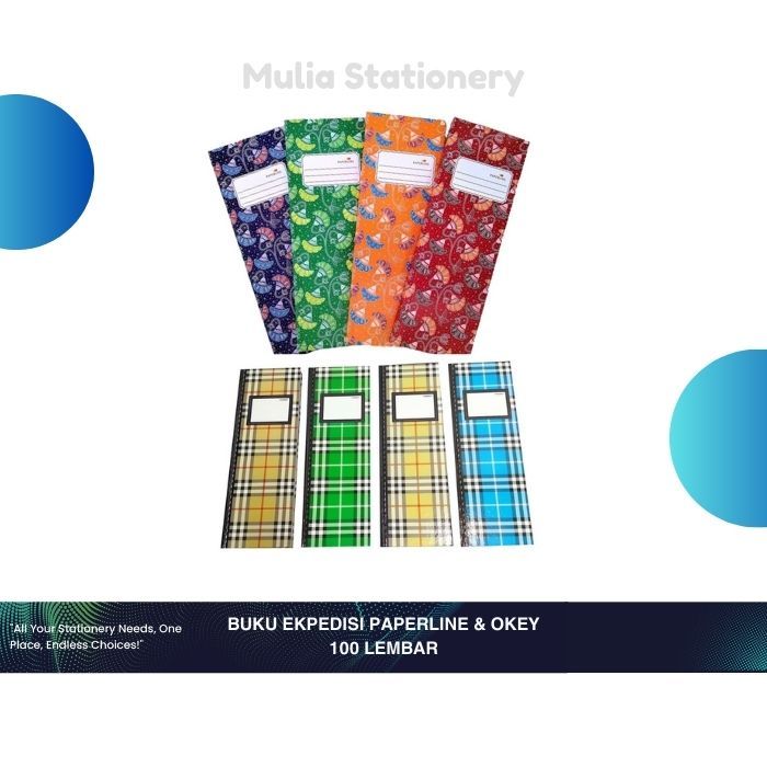 

Buku Ekspedisi isi 100 Lembar OKEY/PAPERLINE (Hardcover) | Buku Ekspedisi Hardcover isi 100 Lembar | Buku Ekspedisi |
