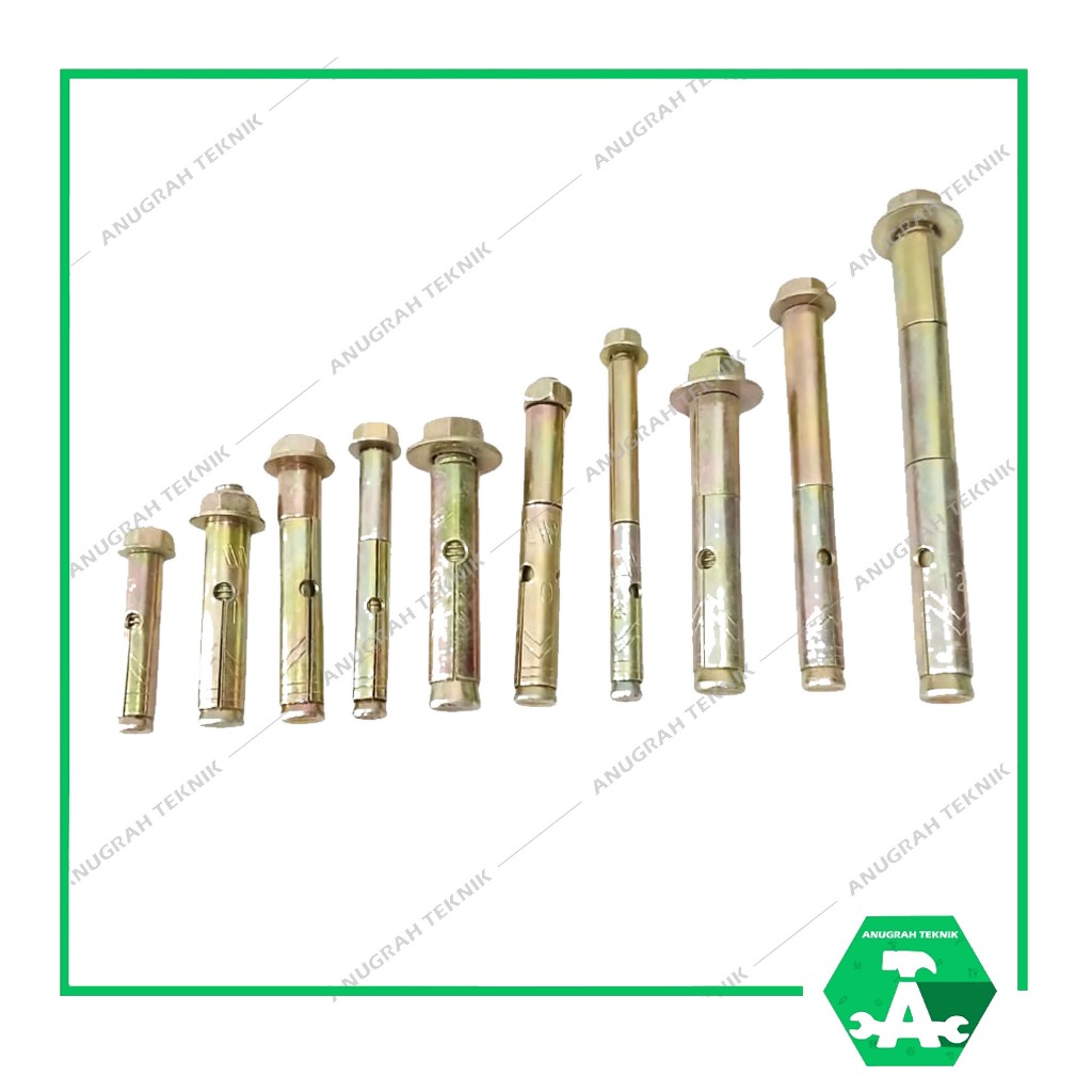 Dynabolt Baut Beton tanam tembok Dinabolt baut beton Dinabol 10 pcs